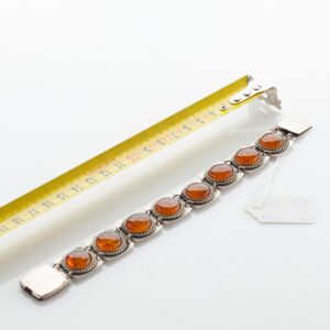 Natural Old Baltic Amber bracelet. — image 2