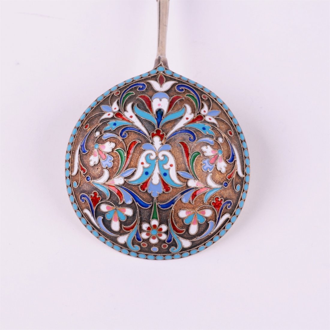 Russian silver jam spoon. Workshop of N.Alekseev. — image 2