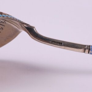 Russian silver jam spoon. Workshop of N.Alekseev. — image 5