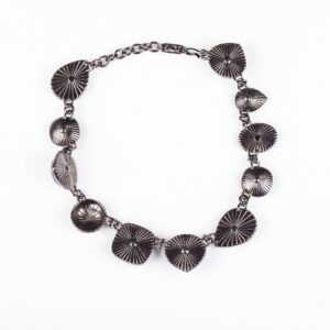 Yves Saint Laurent blackened metal necklace — image 4