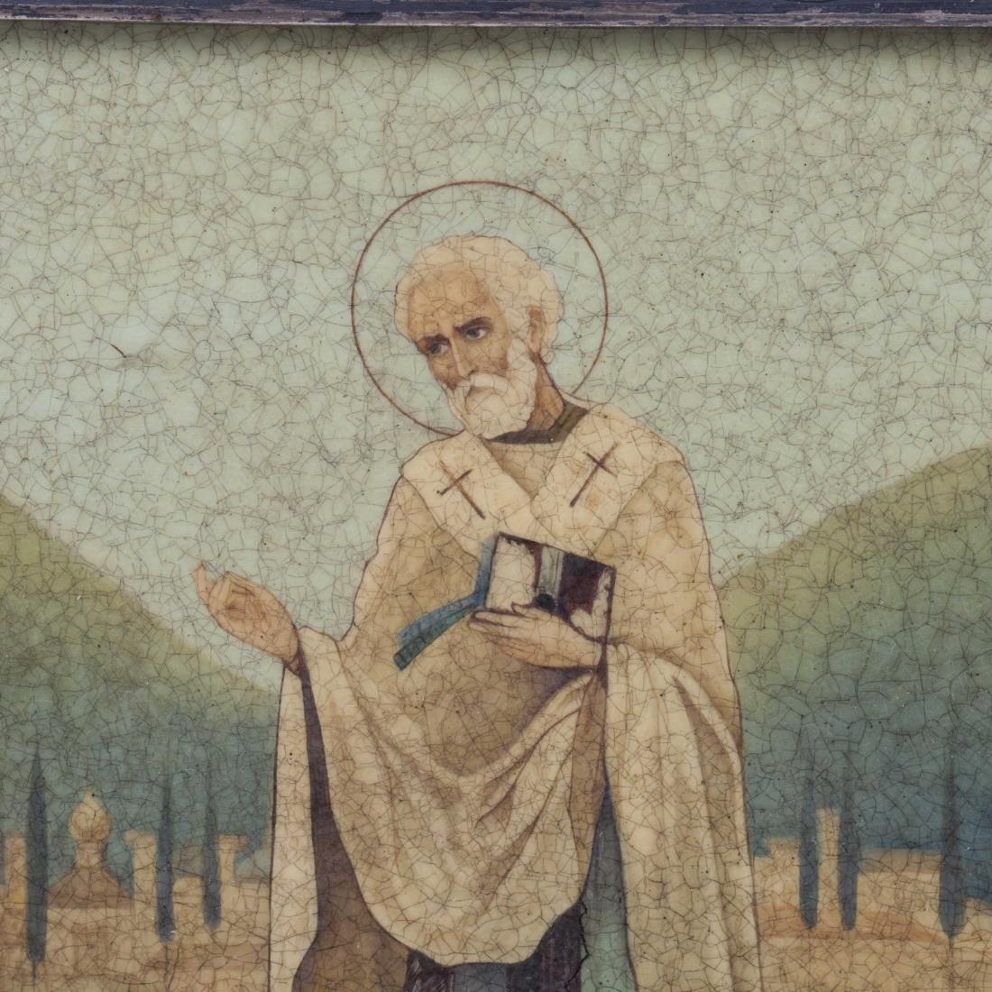Exceptional Russian Icon of Saint Nikolay Wonderworker — image 2