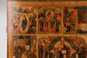 Fine and rare Russian icon of Hexaemeron. 1800. — image 2
