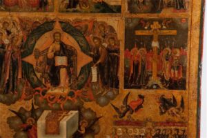 Fine and rare Russian icon of Hexaemeron. 1800. — image 4