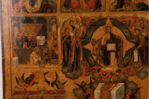 Fine and rare Russian icon of Hexaemeron. 1800. — image 5
