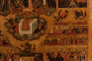 Fine and rare Russian icon of Hexaemeron. 1800. — image 7