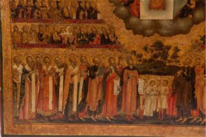 Fine and rare Russian icon of Hexaemeron. 1800. — image 8