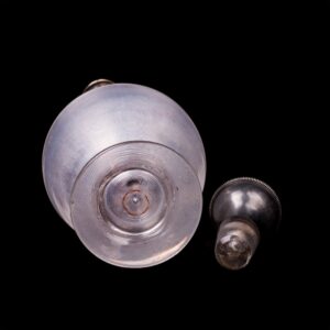 Rare Faberge silver and glass carafe — image 3