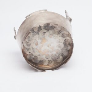 Russian sugar bowl. Makers mark B.A. Moscow, 1908-1917 — image 2