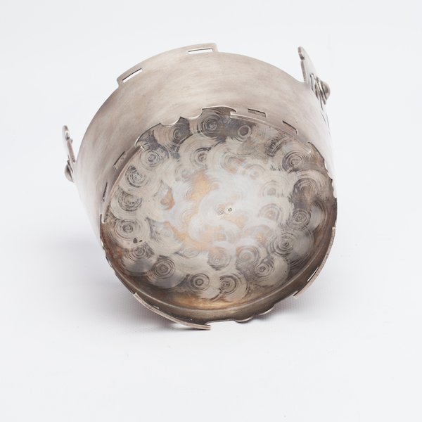 Russian sugar bowl. Makers mark B.A. Moscow, 1908-1917 — image 2