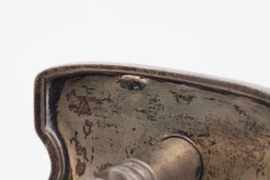 Russian sugar bowl. Makers mark B.A. Moscow, 1908-1917 — image 4