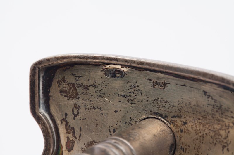 Russian sugar bowl. Makers mark B.A. Moscow, 1908-1917 — image 4