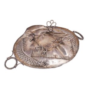 Trompe l'oeil silver plate by I.Khlebnikov — image 3