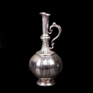 Russian engraved silver decanter — image 1