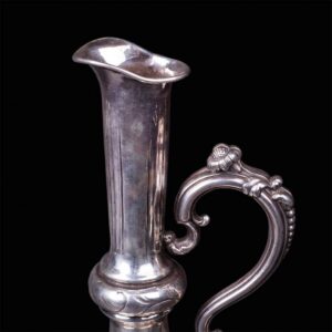 Russian engraved silver decanter — image 2