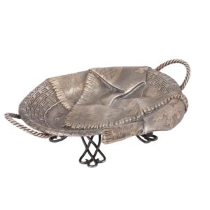 Trompe l'oeil silver plate by I.Khlebnikov — image 2