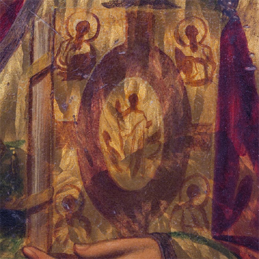 Unusual Russian Icon of Saint Nikolay Wonderworker — image 5