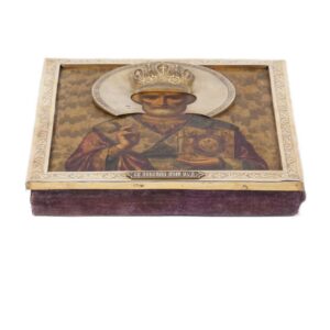 Unusual Russian Icon of Saint Nikolay Wonderworker — image 7