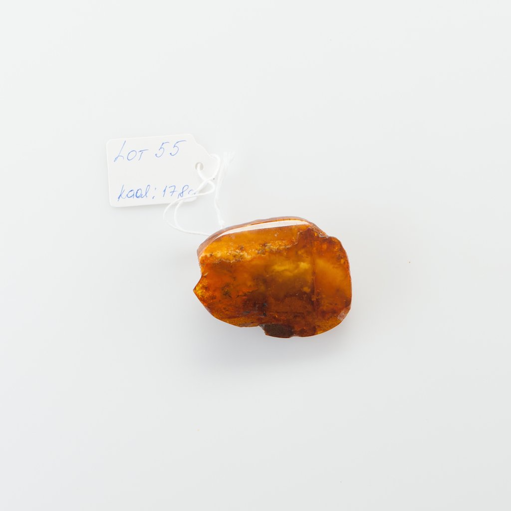 Natural Old Baltic Amber brooch. — image 1