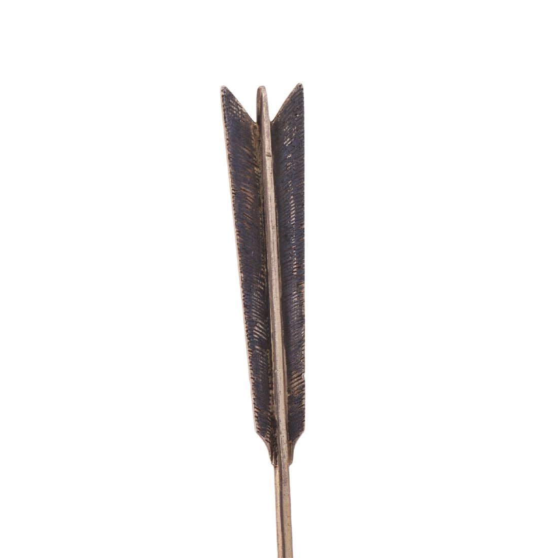Russian silver-gilt and niello spoon — image 3
