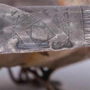 Trompe l'oeil silver plate by P.Ovchinnikov — image 6