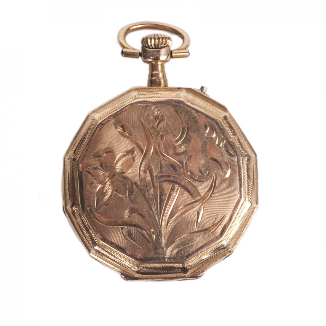 18K gold pocket watch — image 1