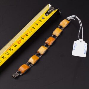 Antique amber hand bracelet. — image 2