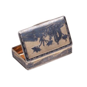 Russian silver-gilt and niello snuff box — image 2