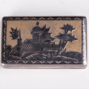 Russian silver-gilt and niello snuff box — image 5