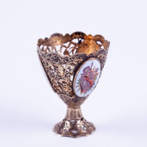 Silver stand for egg. — image 3