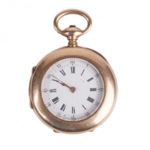 18K gold pocket watch — image 1