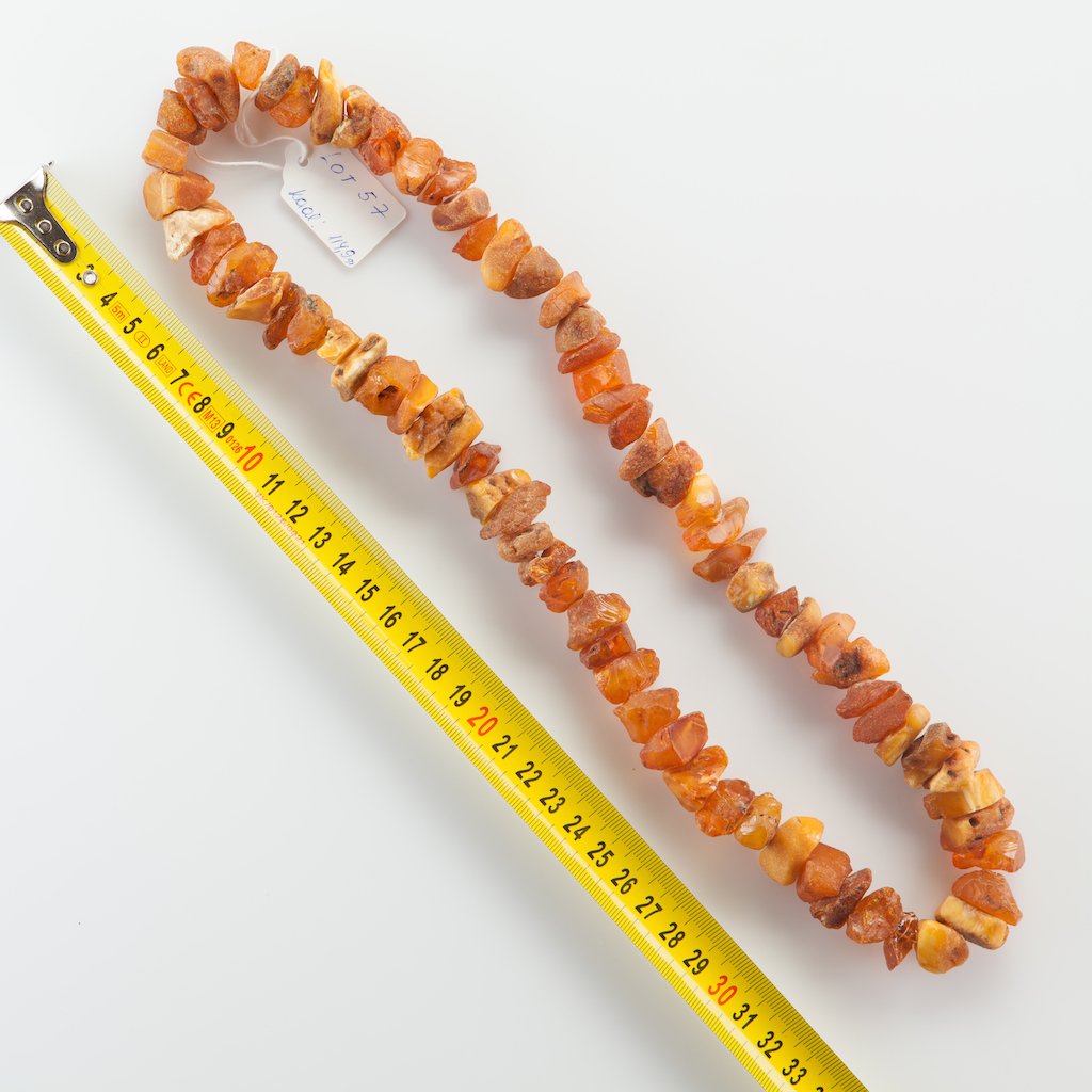 Natural Old Baltic Amber Necklace. — image 2