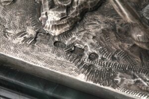Russian silver horseman figure. — image 7