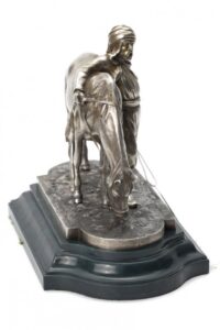Russian silver horseman figure. — image 9