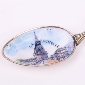 Silver French silver spoon. — image 2