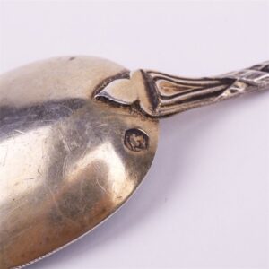 Silver French silver spoon. — image 6