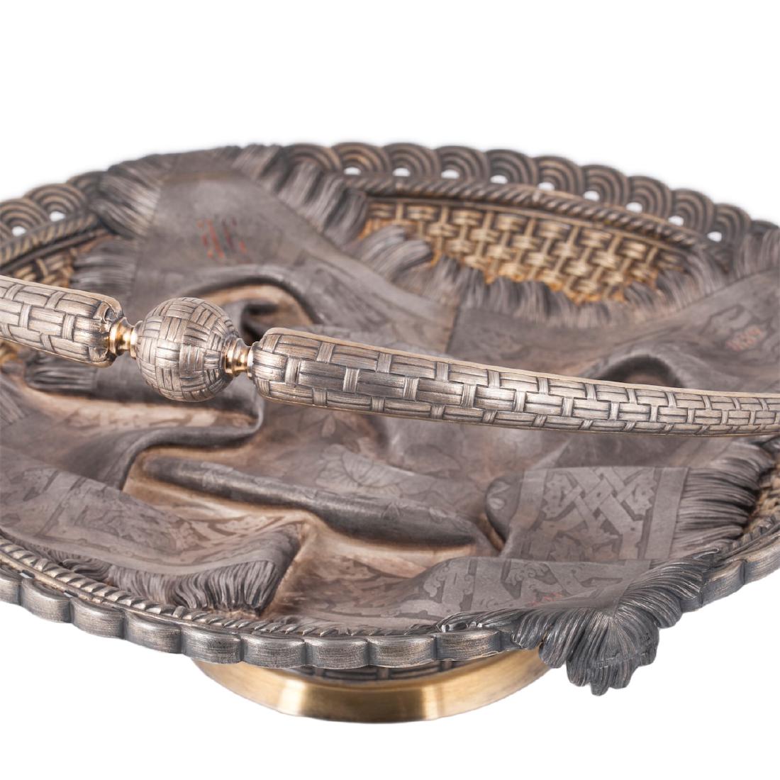 Trompe l'oeil silver plate, P.Ovchinnikov — image 4