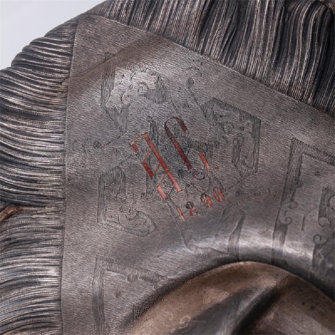 Trompe l'oeil silver plate, P.Ovchinnikov — image 8