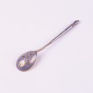 Russian silver spoon.Workshop of Grachev, makers mark — image 1