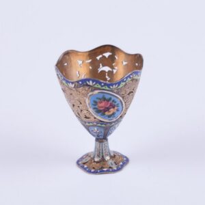 Silver stand for egg. — image 3