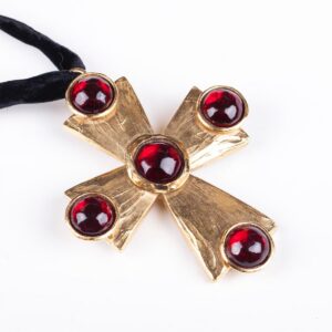 Yves Saint Laurent brooch-necklace. 1980s-1990s. — image 2