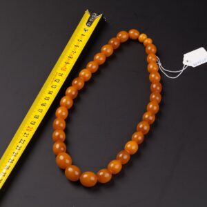 Antique amber necklace. — image 2