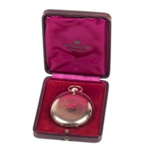 Gold hunter case pocket watch "Carl Ranch's EFTF — image 1