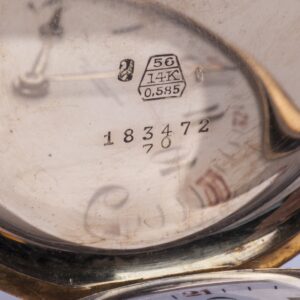 Gold hunter case pocket watch "Carl Ranch's EFTF — image 5