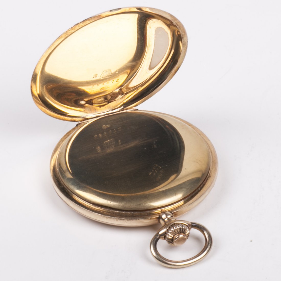 Gold hunter case pocket watch "Carl Ranch's EFTF — image 9