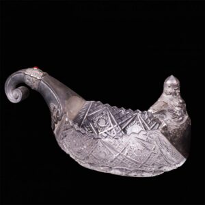 Grand Russian Bogatyr gem-set silver and cut-glass — image 2