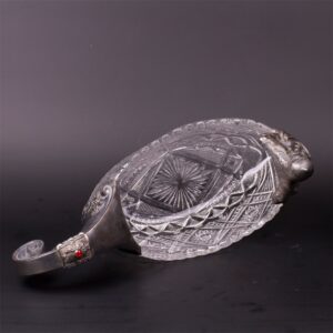 Grand Russian Bogatyr gem-set silver and cut-glass — image 5