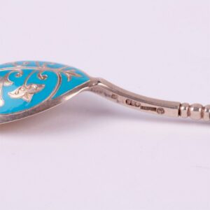 Russian silver spoon.Workshop of Grachev, makers mark — image 4