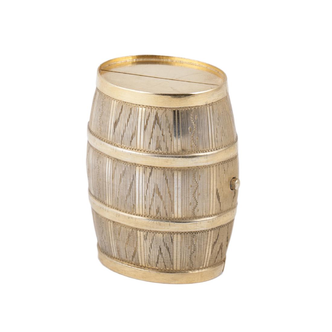Russian wallet in the shape of a small barrel — image 1