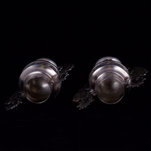 A pair of silver vodka beakers by I.Khlebnikov — image 2