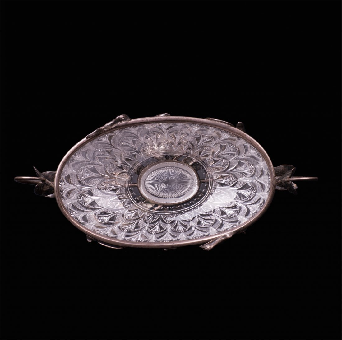 Exceptional Faberge silver-gilt and cut-glass fruit — image 6